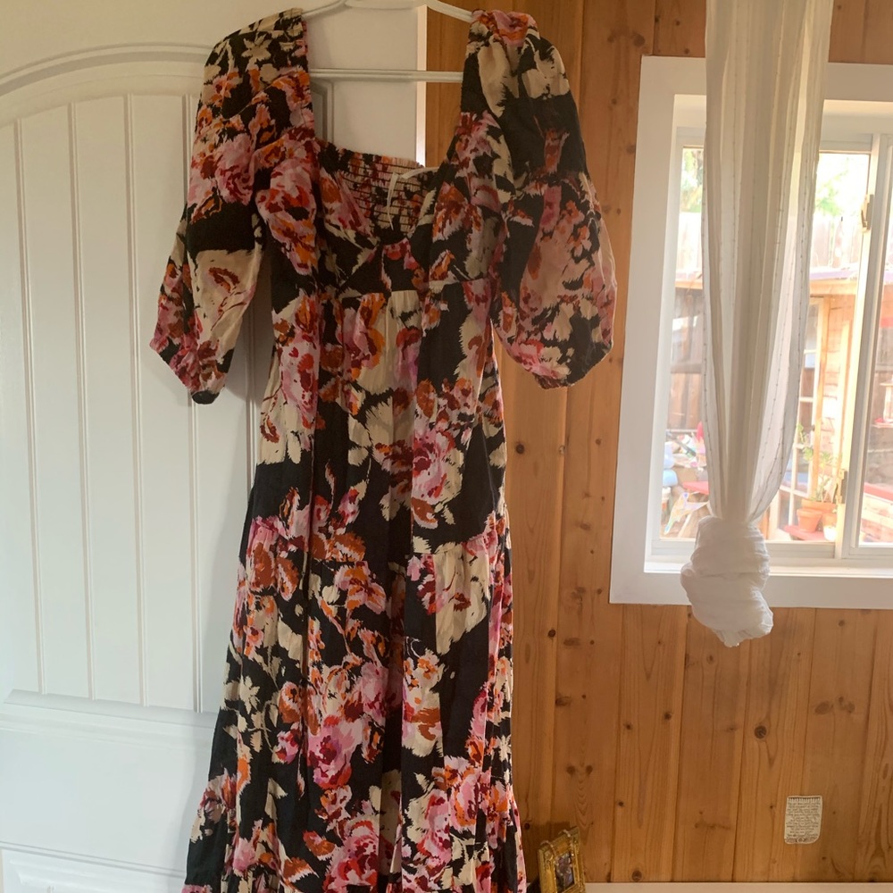 NWT Anthropologie blossom maxi dress, size S